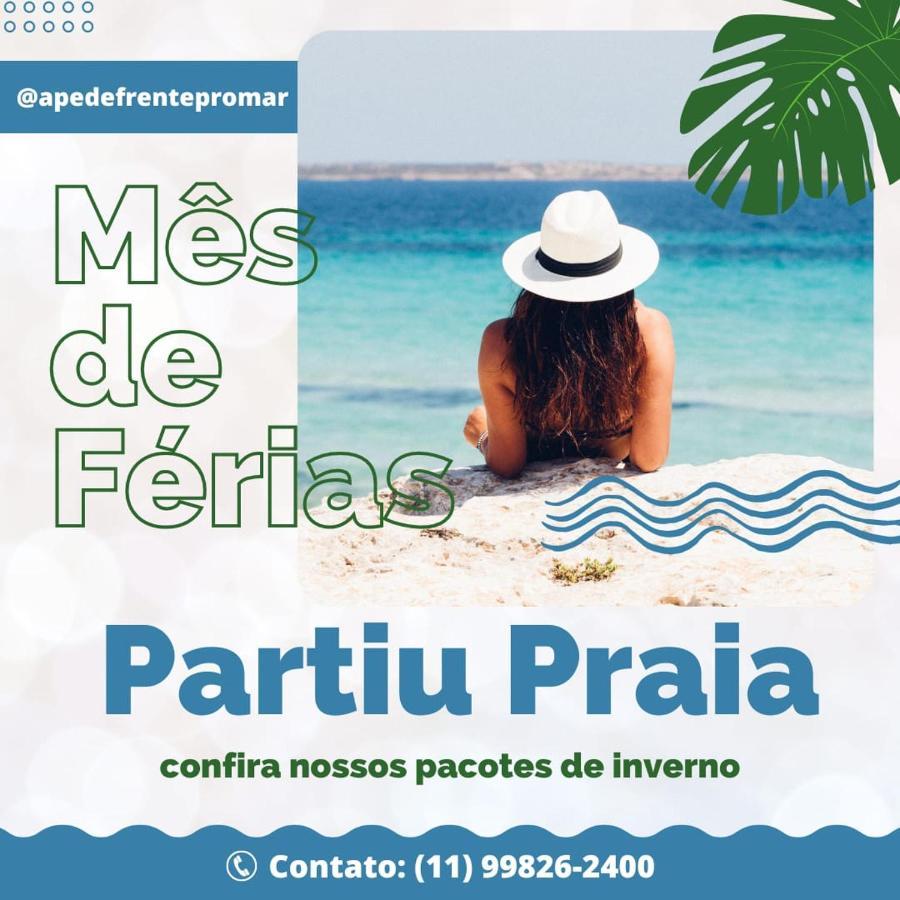 De Frente Pro Mar Praia Grande (Santos) Exterior foto